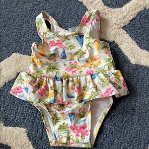 Tropical Print 3-6 month Swimsuit